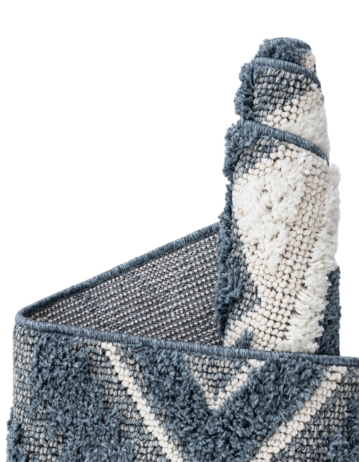 Boho Gigi Blue & Ivory Area Rug | Manufacturer additional original detail or rug view