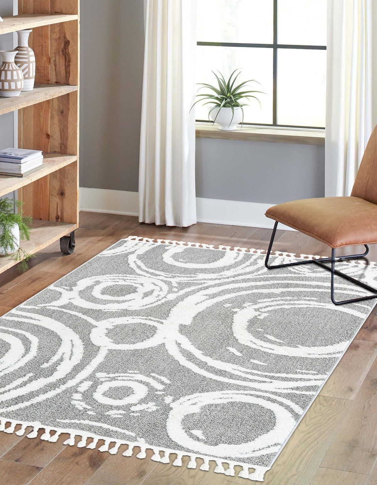 Boho Sas Gray & Ivory Area Rug | Unique Loom high-resolution supplier additional photo 3188747_image_1011.jpg
