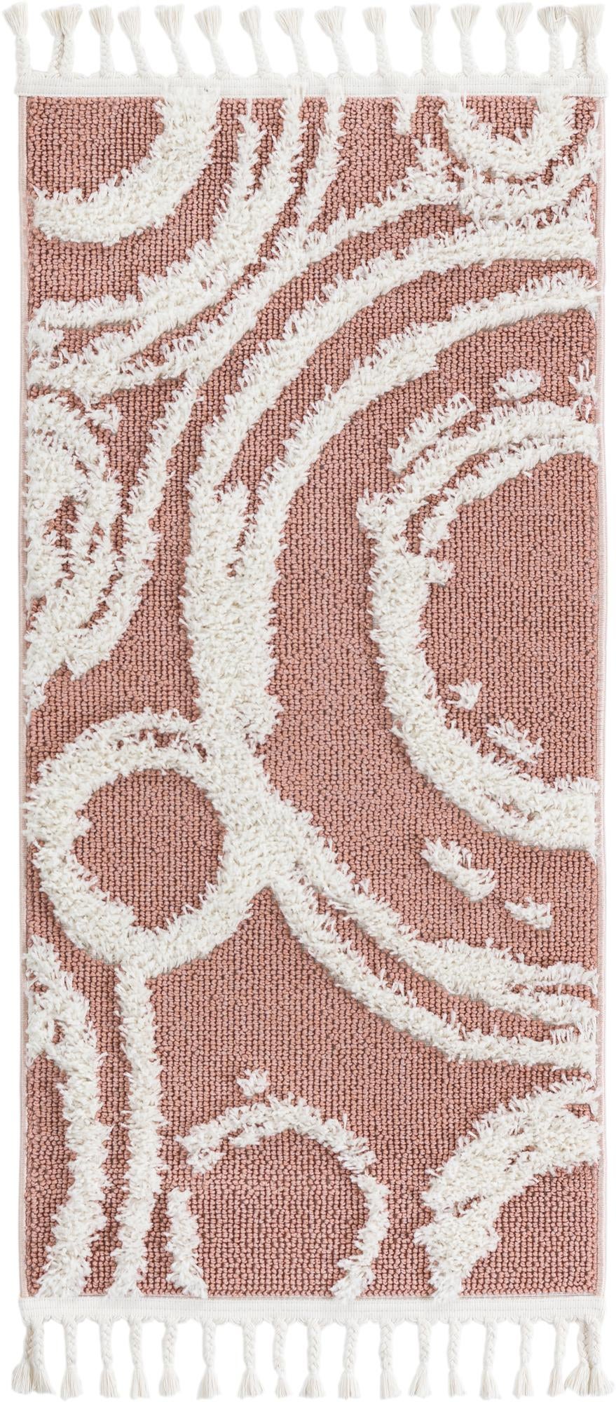 Boho Sas Pink & Ivory Area Rug: Original supplier detail or alternative rug shot