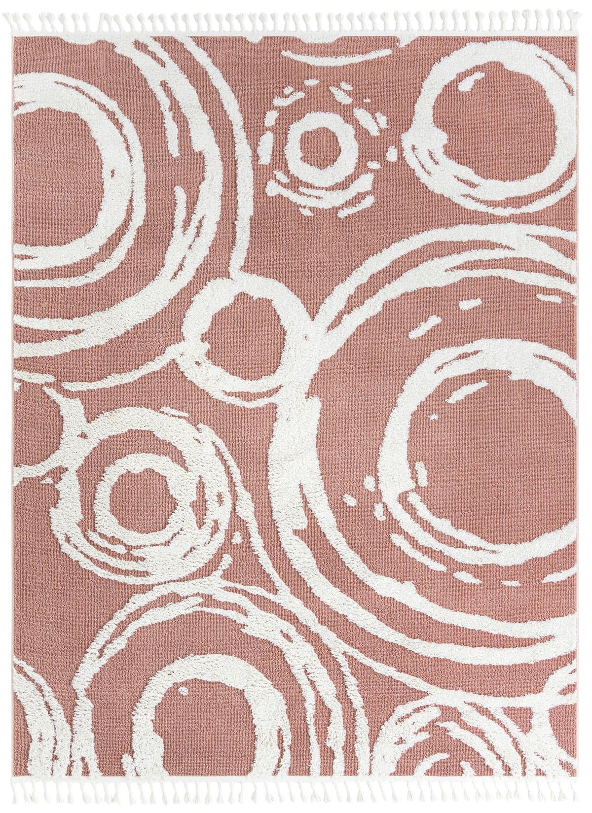 Boho Sas Pink & Ivory Area Rug: Exact default SKU 3188766 overhead