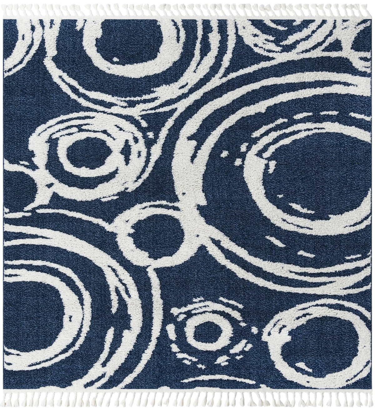 Boho Sas Blue & Ivory Area Rug | Manufacturer additional original detail or rug view
