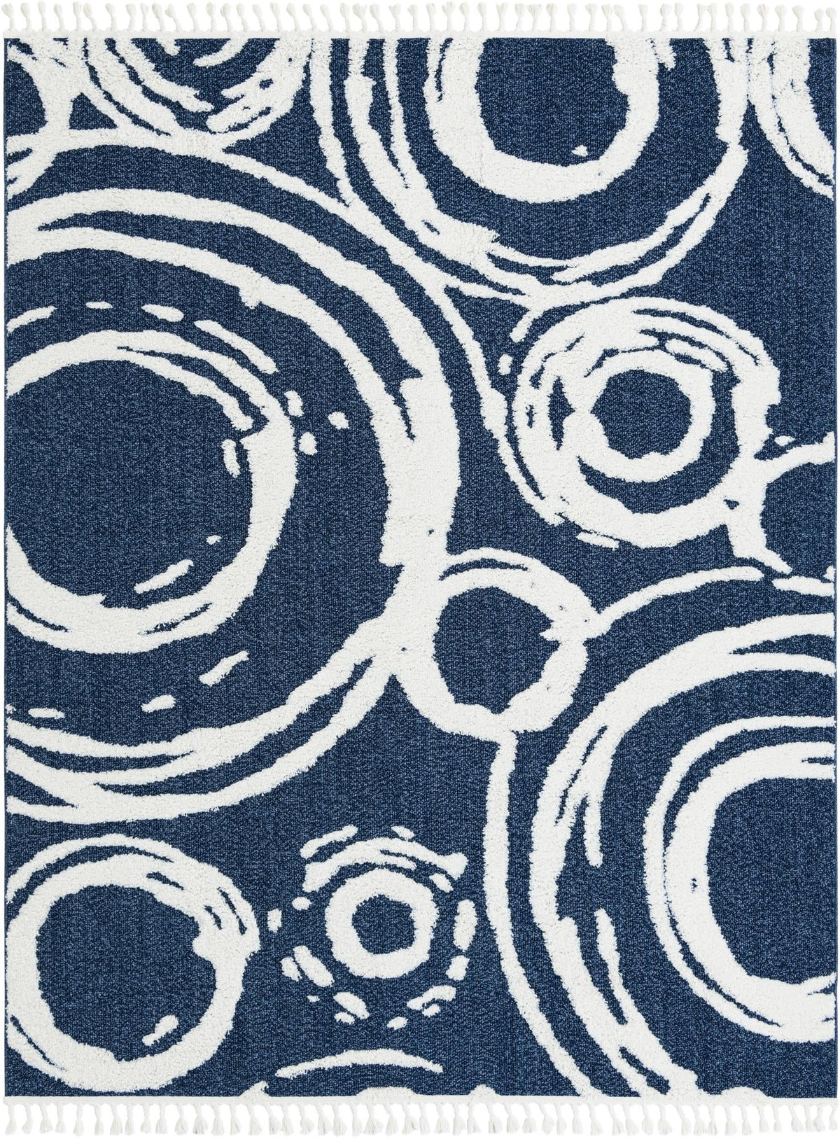 Boho Sas Blue & Ivory Area Rug | Exact default SKU 3188780 overhead hero
