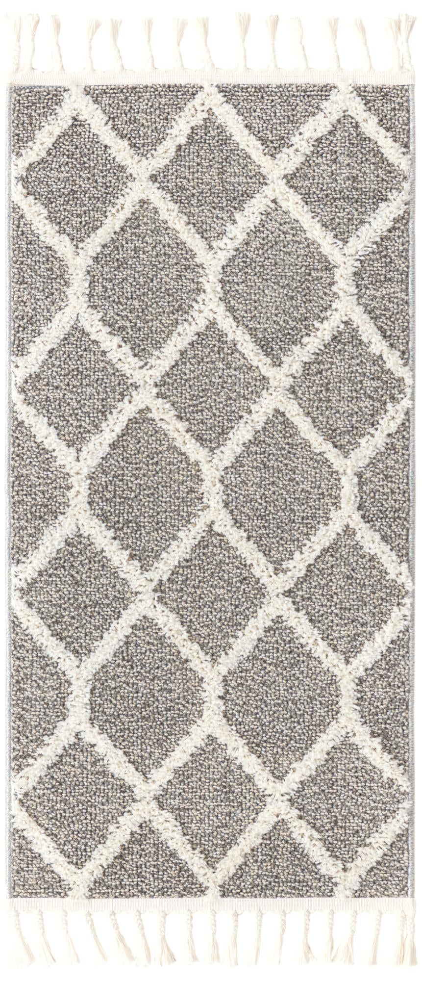 Boho Tiffany Gray & Ivory Area Rug | Manufacturer additional original detail or rug view