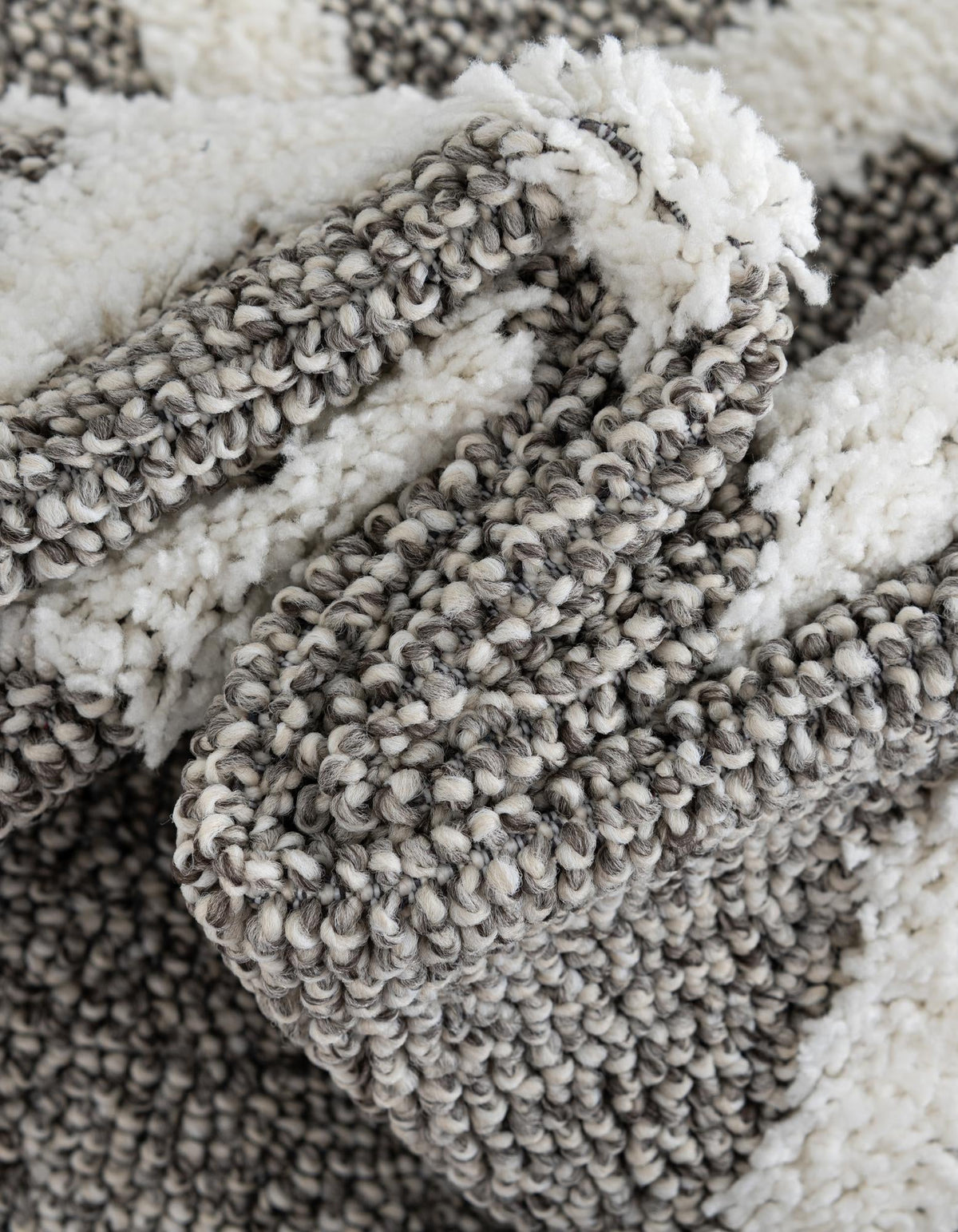 Boho Tiffany Gray & Ivory Area Rug | Manufacturer additional original detail or rug view