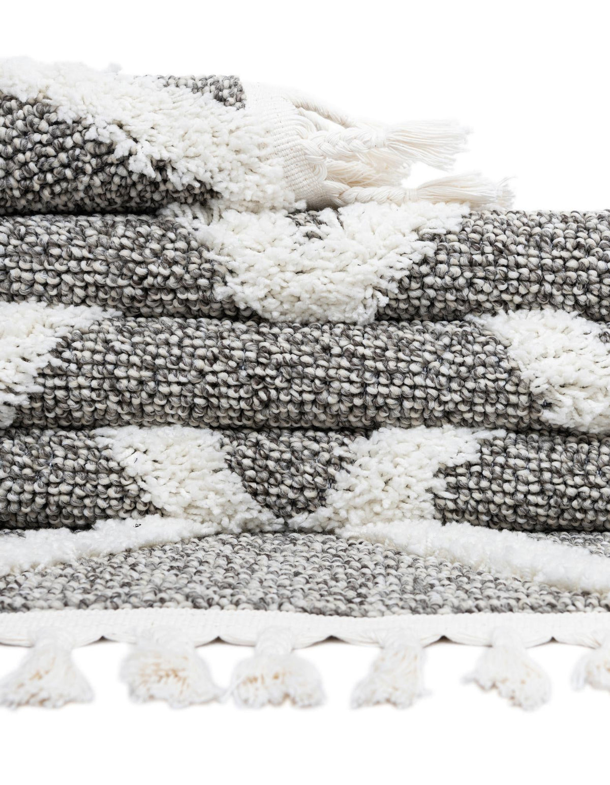 Boho Tiffany Gray & Ivory Area Rug | Manufacturer additional original detail or rug view