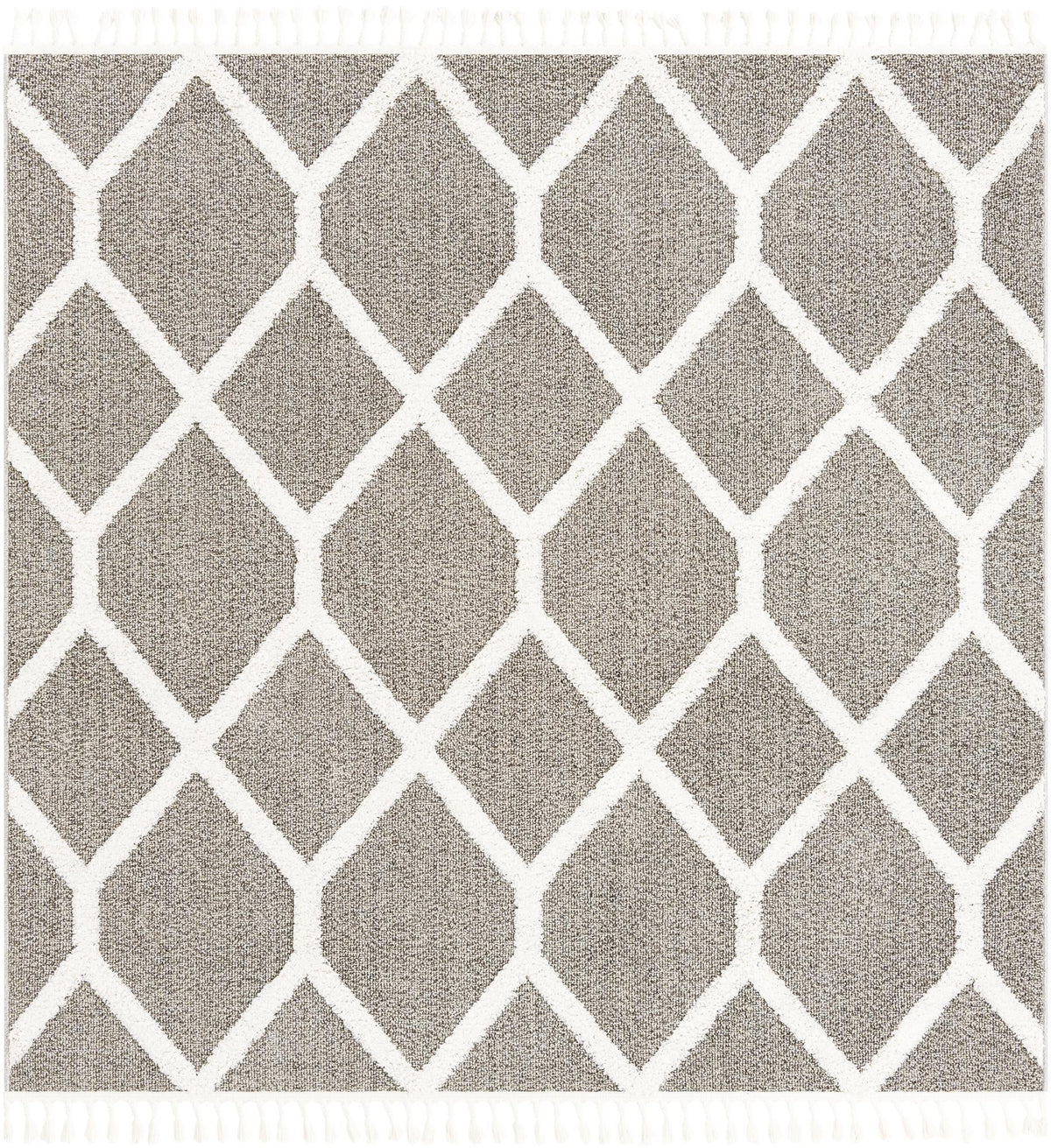 Boho Tiffany Gray & Ivory Area Rug | Manufacturer additional original detail or rug view