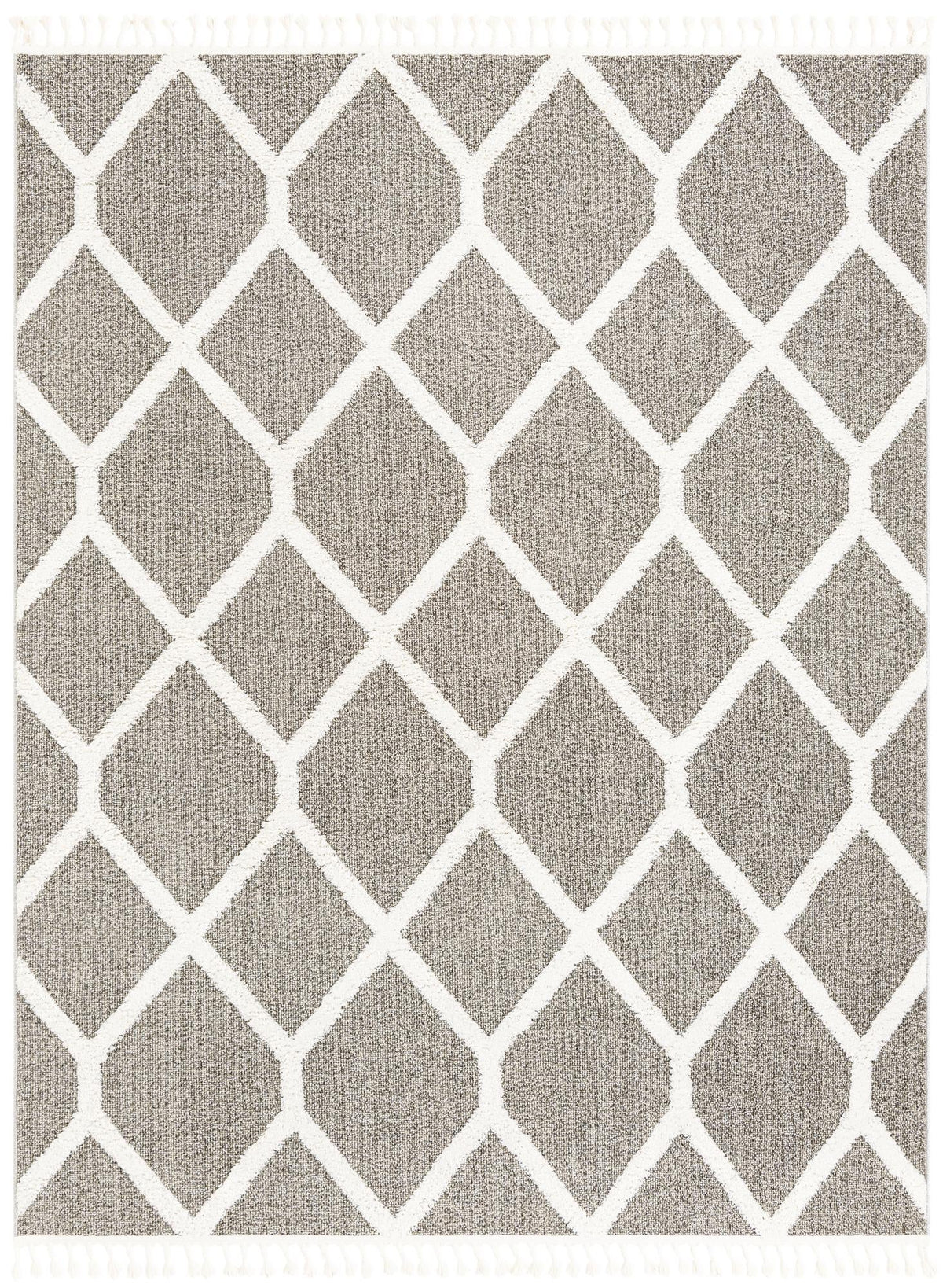 Boho Tiffany Gray & Ivory Area Rug | Exact default SKU 3188808 overhead hero
