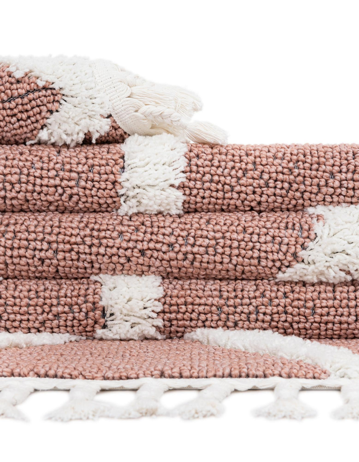 Boho Tiffany Pink & Ivory Area Rug | Unique Loom high-resolution supplier additional photo 3188817_image_1039.jpg