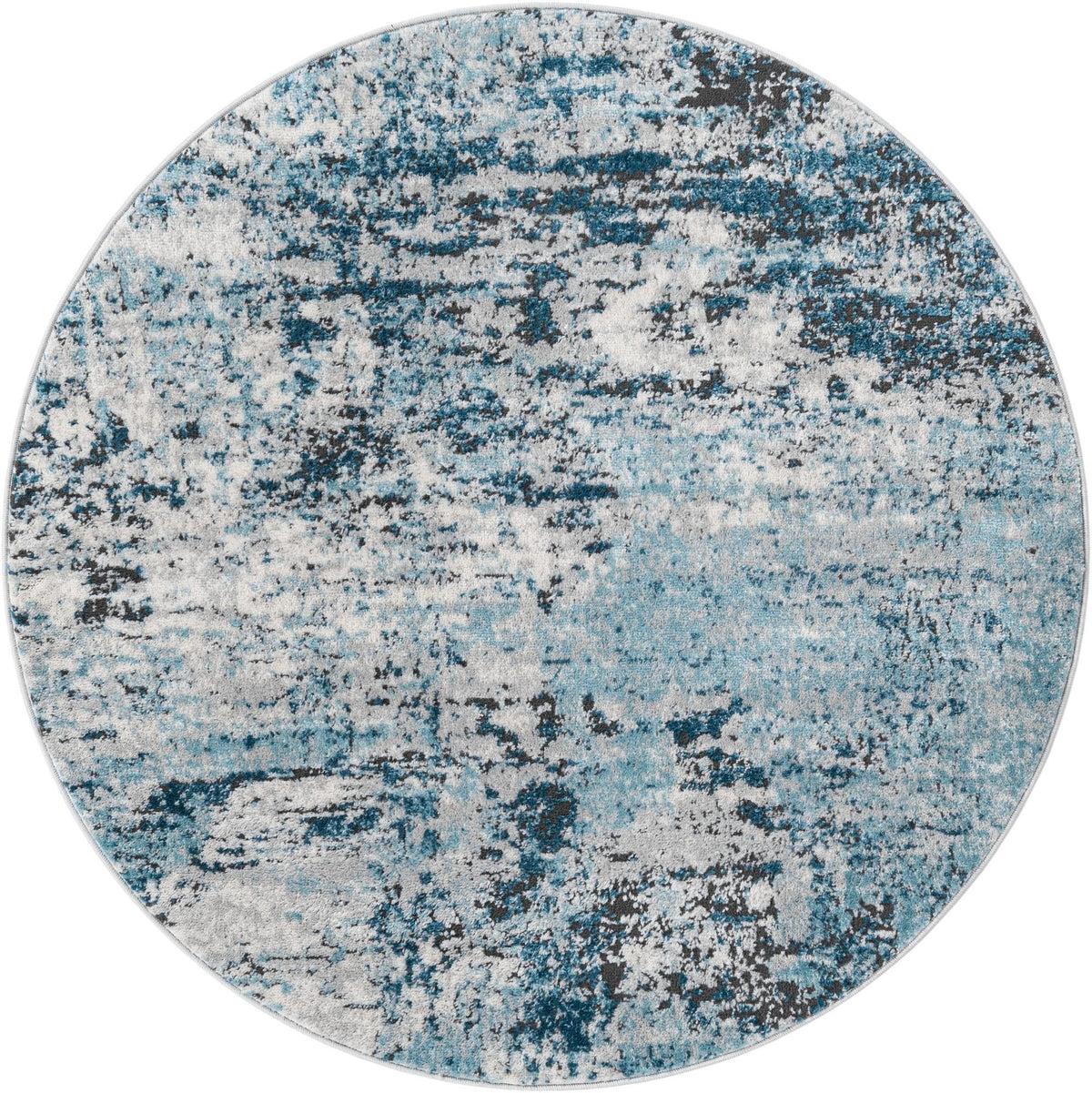 Leipzig Bach Blue/Ivory | Supplier rug image / alternate view