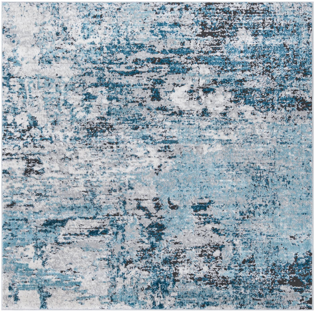 Leipzig Bach Blue/Ivory | Supplier rug image / alternate view