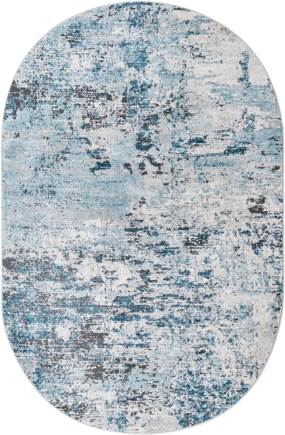Leipzig Bach Blue/Ivory | Supplier rug image / alternate view