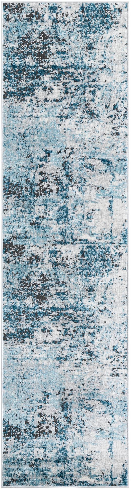 Leipzig Bach Blue/Ivory | Supplier rug image / alternate view