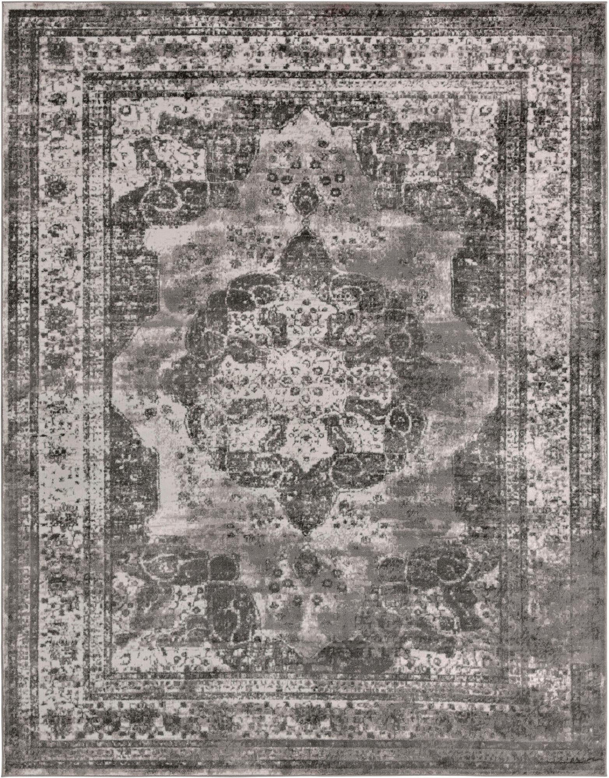 Sofia Salle Garnier Gray & Ivory Area Rug | Original supplier photo 12
