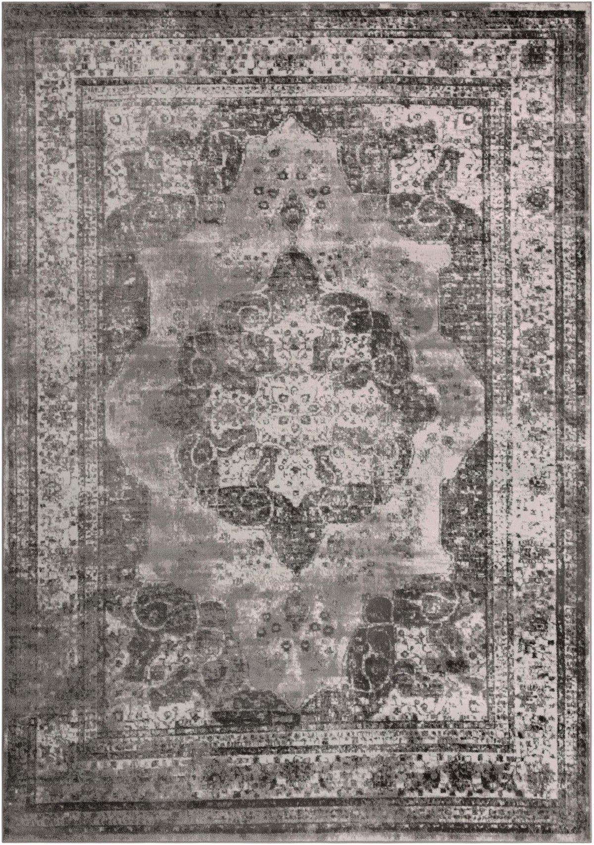 Sofia Salle Garnier Gray & Ivory Area Rug | Original supplier photo 11