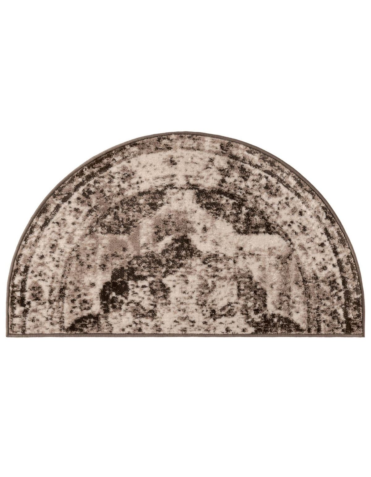 Sofia Salle Garnier Light Brown & Ivory Area Rug | Original manufacturer close-up / detail / alternate shape 