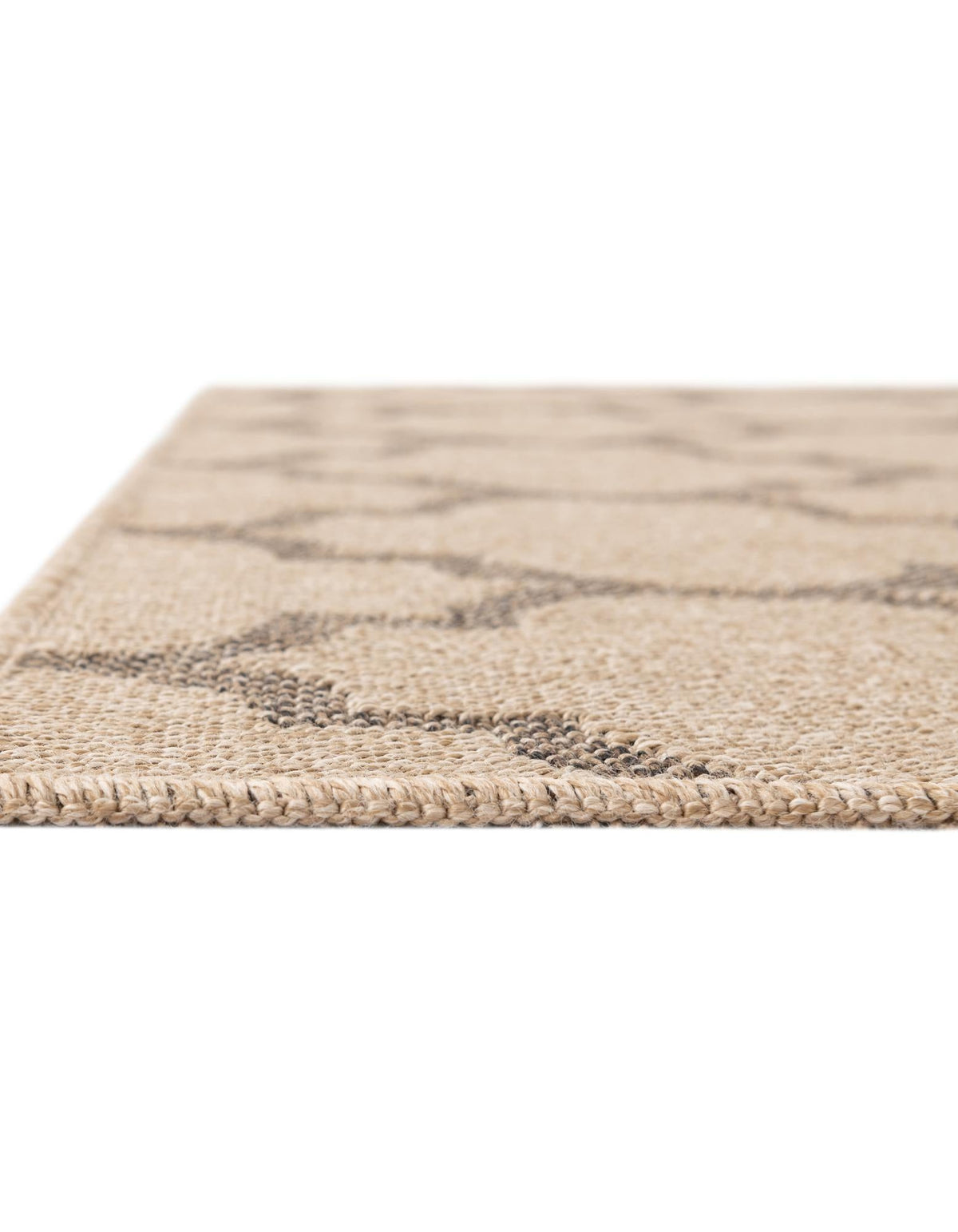 Dunes Sabbia Natural & Brown Area Rug | same-design same-color lifestyle (shape may vary)