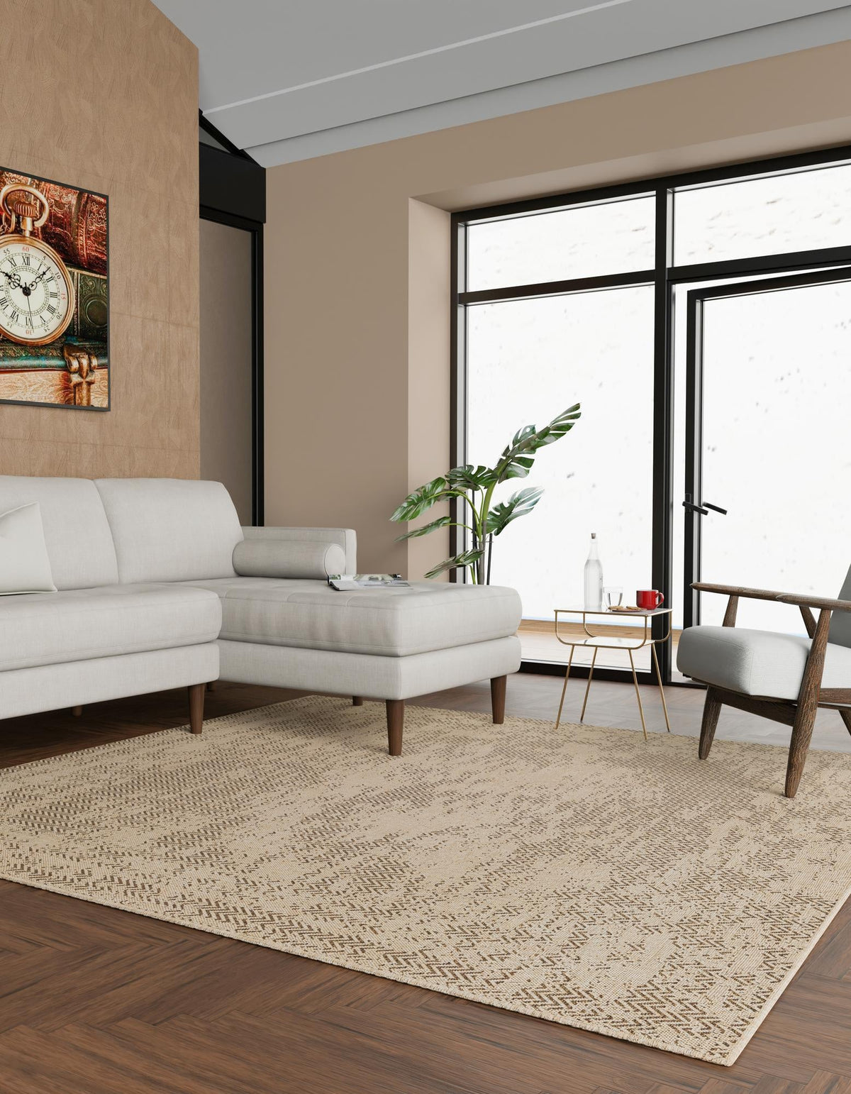 Dunes Tempest Natural & Brown Area Rug | Original supplier photo 21