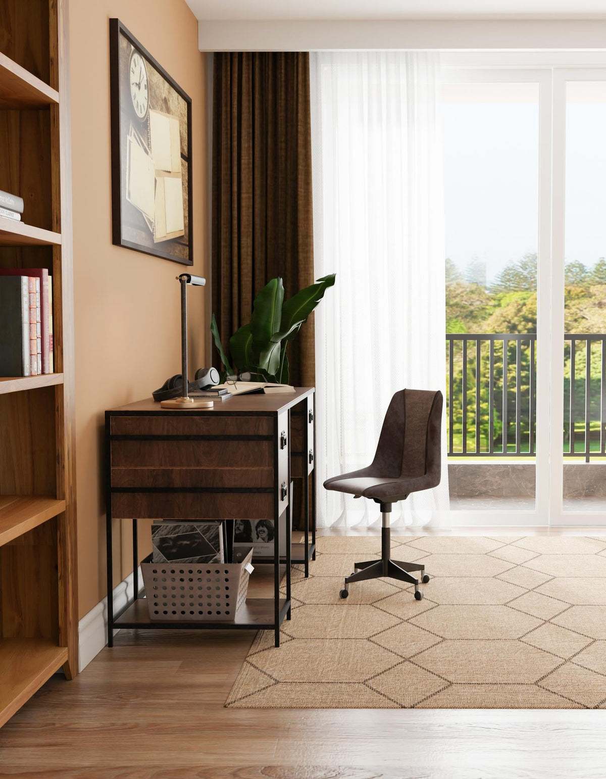 Dunes Badain Natural & Brown Area Rug | Original supplier photo 15