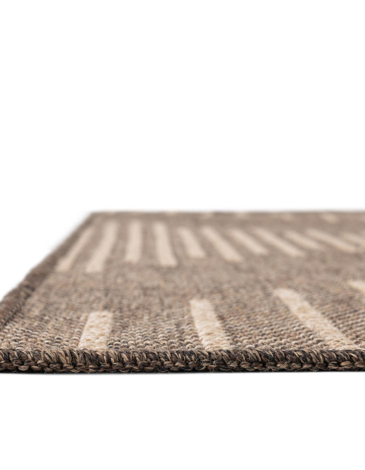 Dunes Ramlat Brown & Natural Area Rug | same-design same-color lifestyle (shape may vary)
