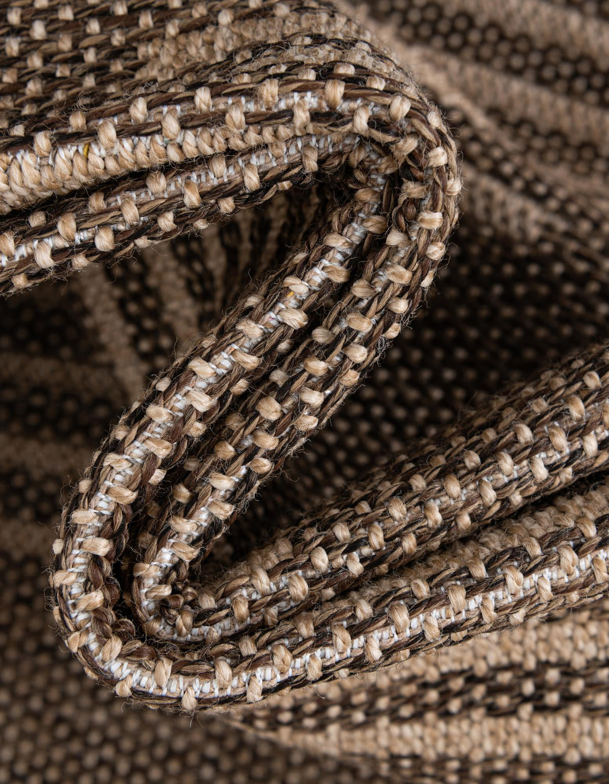 Dunes Ramlat Brown & Natural Area Rug | original supplier alternate detail or shape