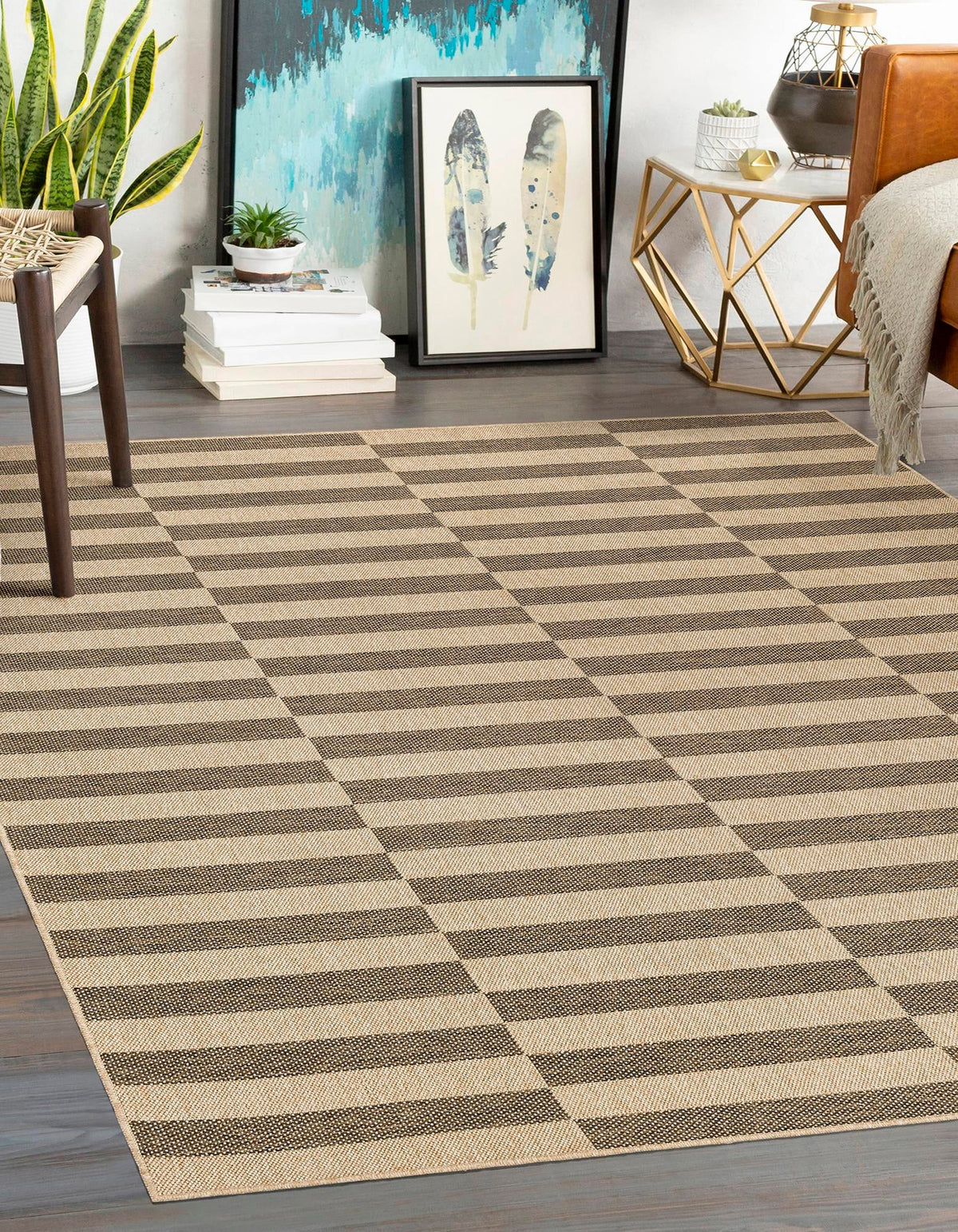 Dunes Ramel Natural & Brown Area Rug | Original supplier photo 24
