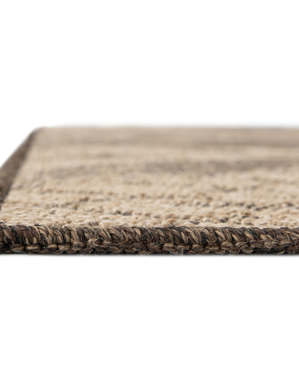 Dunes Pasir Natural and Brown Area Rug | same-design same-color lifestyle (shape may vary)