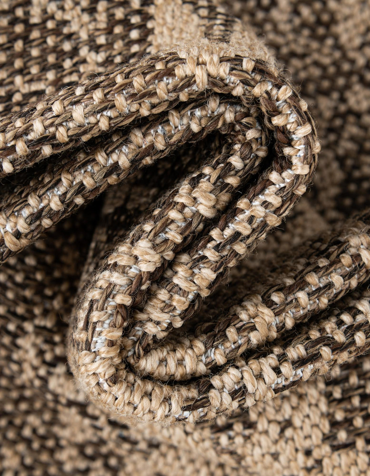 Dunes Pasir Natural and Brown Area Rug | original supplier alternate detail or shape