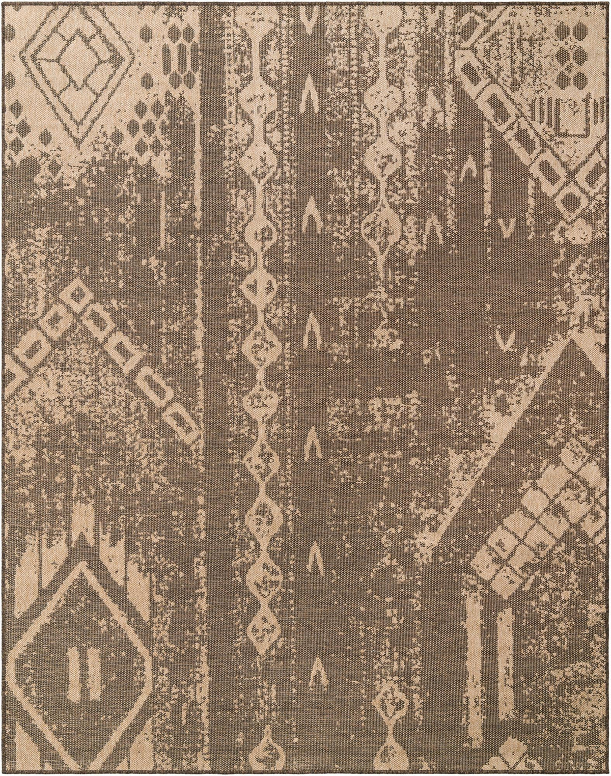 Dunes Pasir Natural and Brown Area Rug | exact lead 3195983 overhead