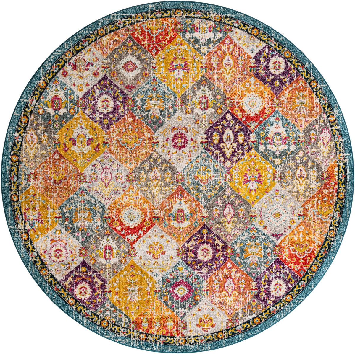 Penrose Blake Multi & Blue Area Rug | Original supplier photo 21