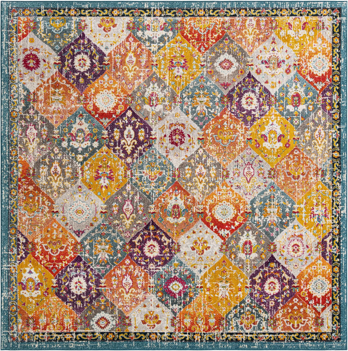 Penrose Blake Multi & Blue Area Rug | Original supplier photo 31