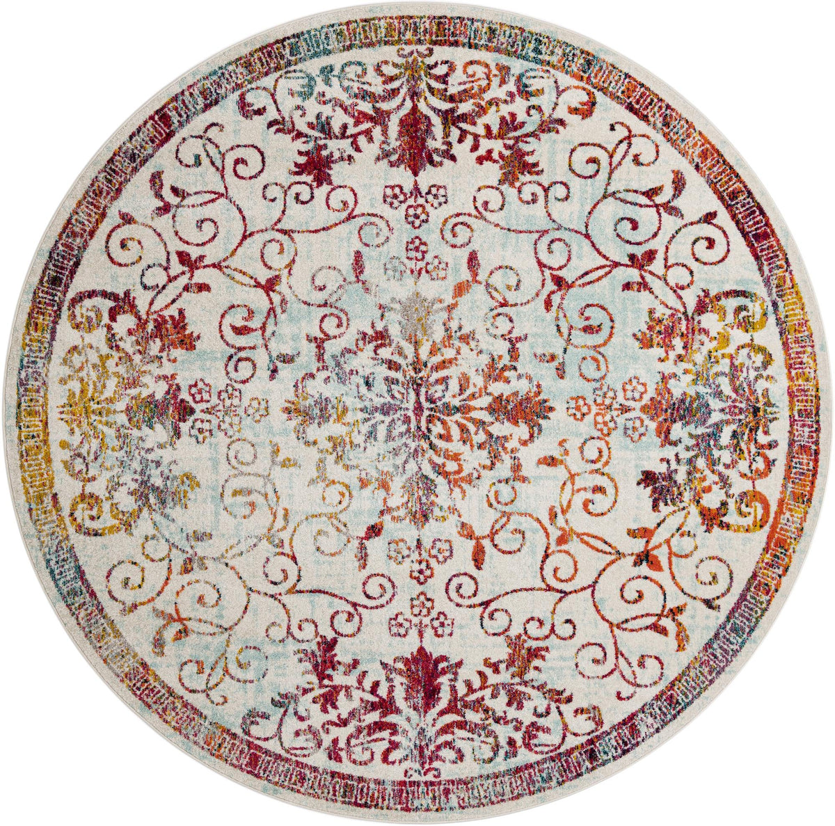 Penrose Kate Ivory & Yellow Area Rug: Original supplier detail or alternative rug shot