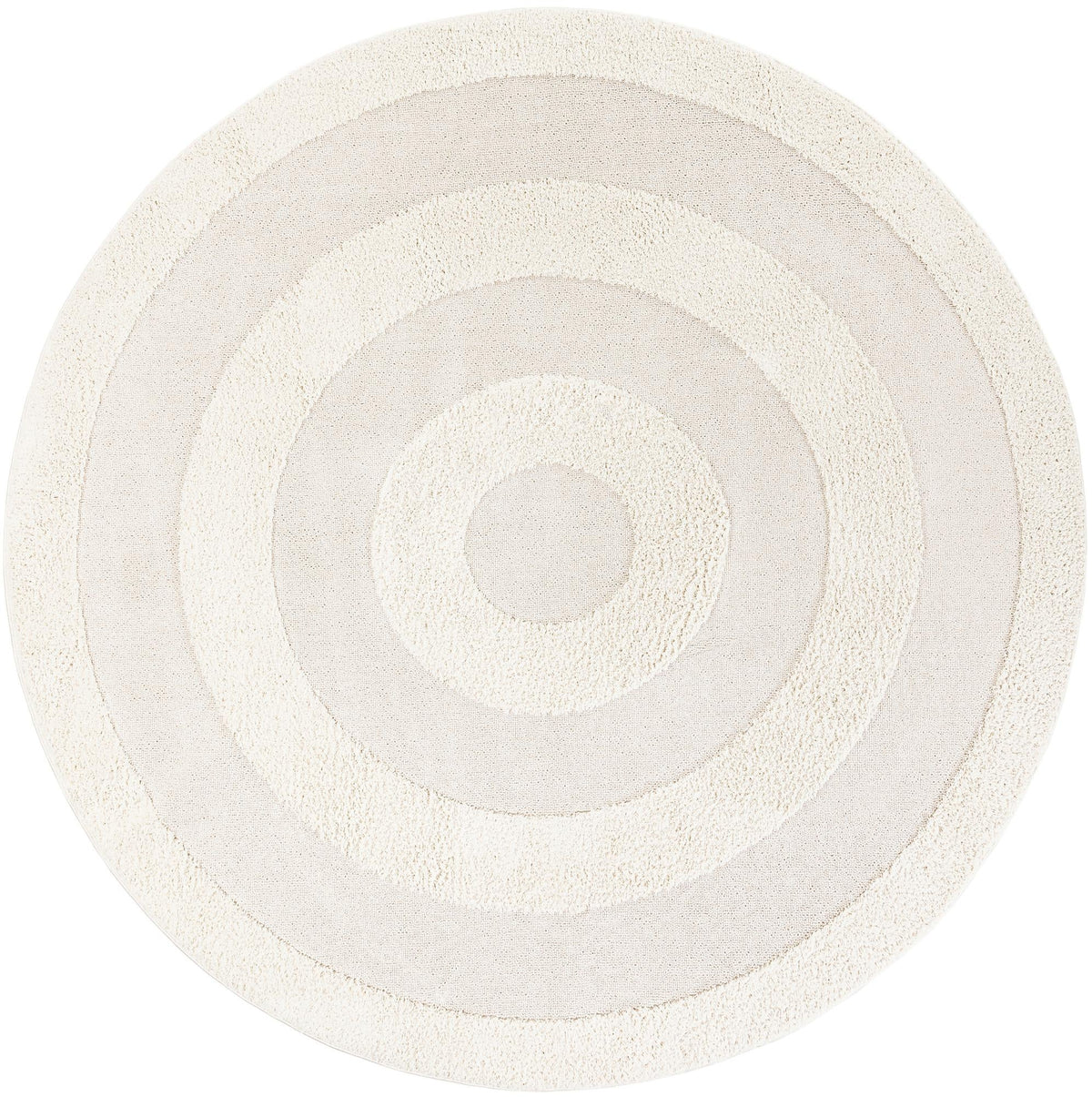 Boho Mimi Ivory & Gray Area Rug | Original manufacturer close-up / detail / alternate shape 
