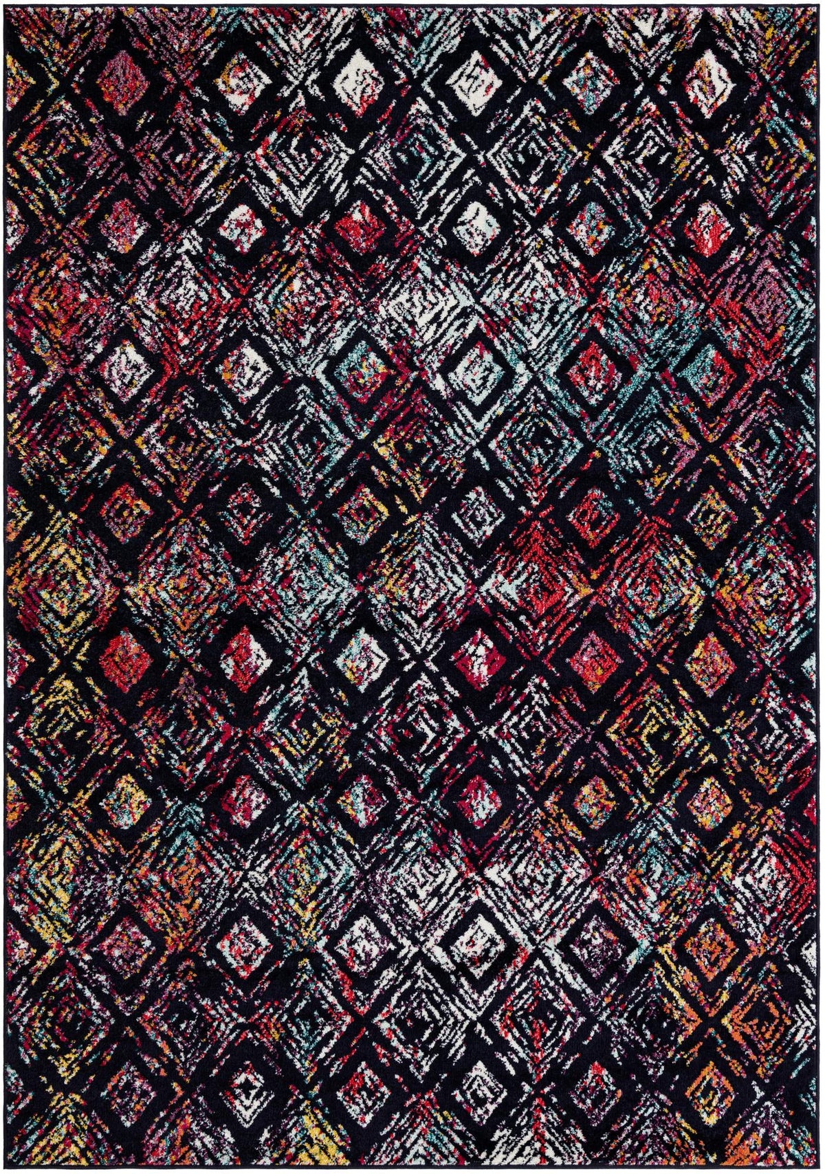 Penrose Ivy Multi & Ivory Area Rug | Rectangle overhead alternative