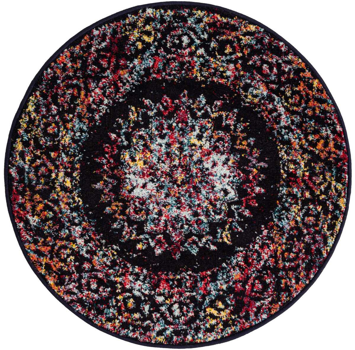 Penrose Sarah Multi & Light Blue Area Rug: Original supplier detail or alternative rug shot