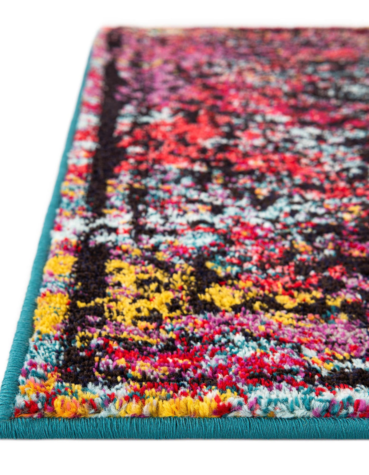 Penrose Sarah Multi & Light Blue Area Rug: Original supplier detail or alternative rug shot