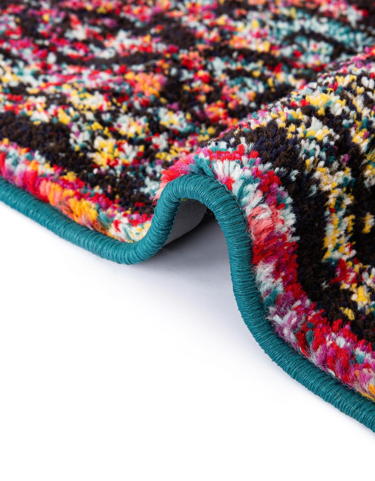 Penrose Sarah Multi & Light Blue Area Rug: Original supplier detail or alternative rug shot