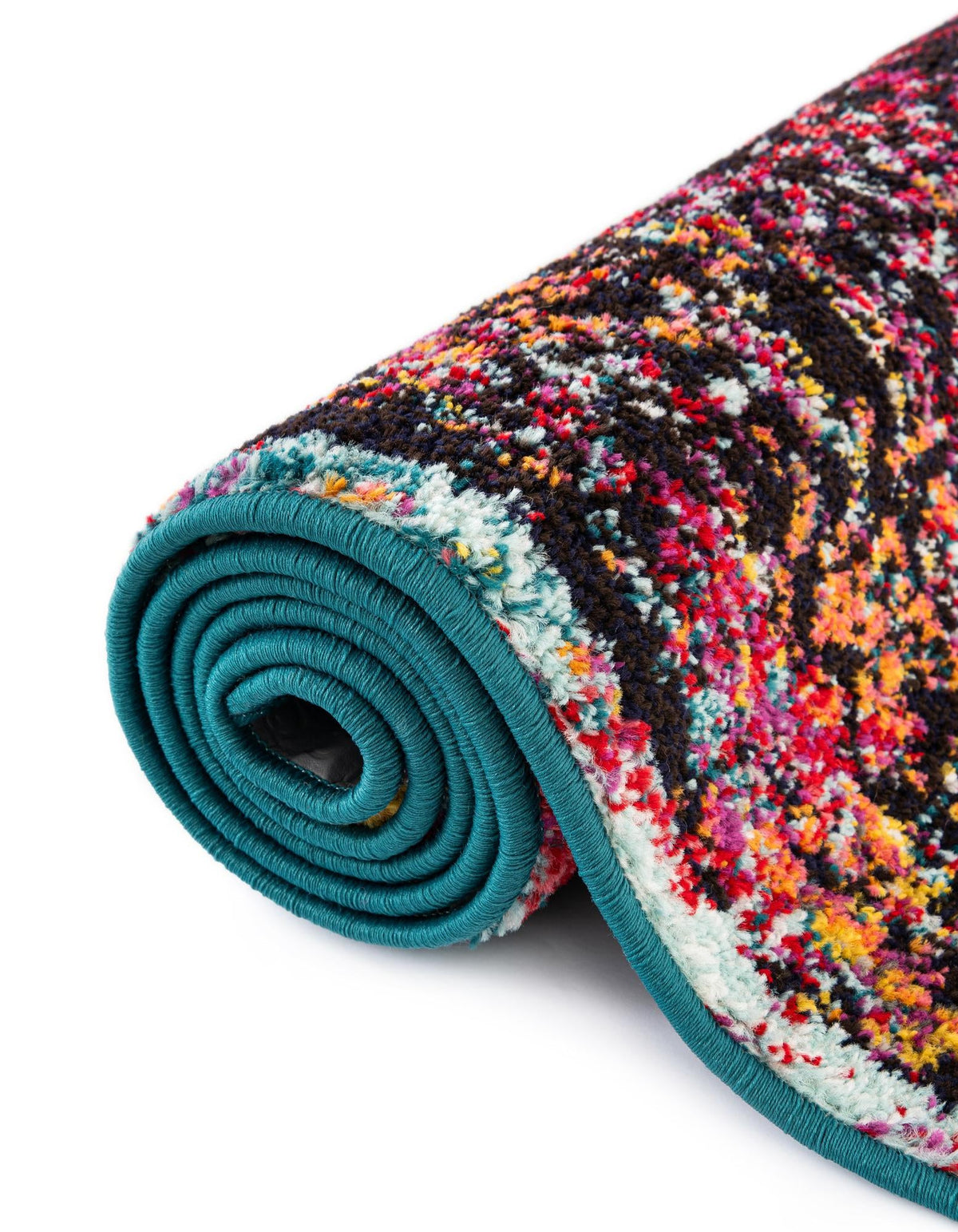 Penrose Sarah Multi & Light Blue Area Rug: Original supplier detail or alternative rug shot
