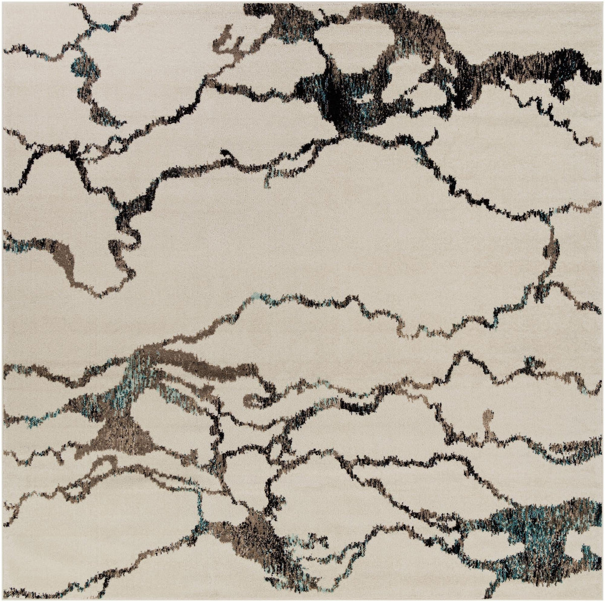 Penrose Hannah Ivory & Black Area Rug: Original supplier detail or alternative rug shot