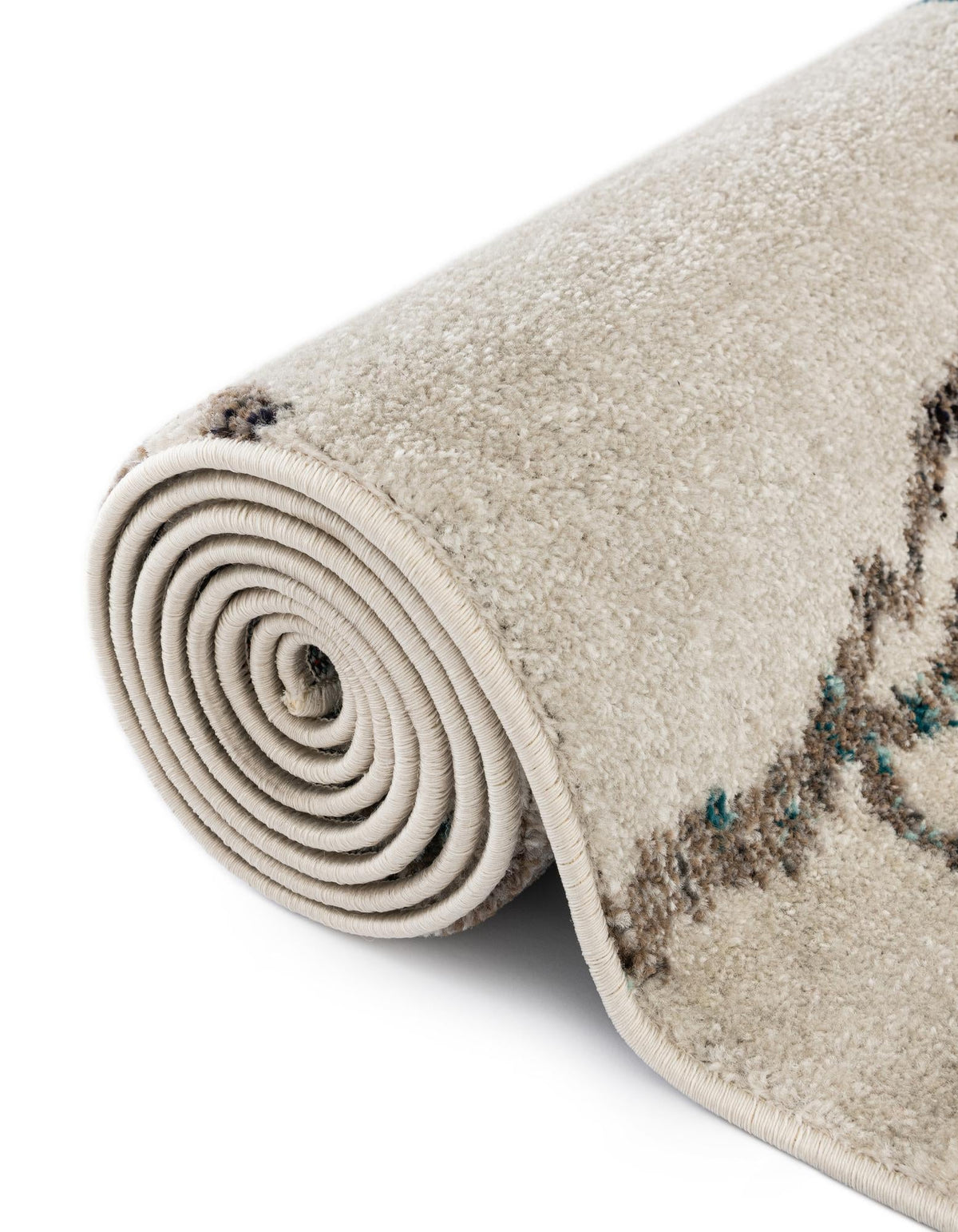 Penrose Hannah Ivory & Black Area Rug: Original supplier detail or alternative rug shot