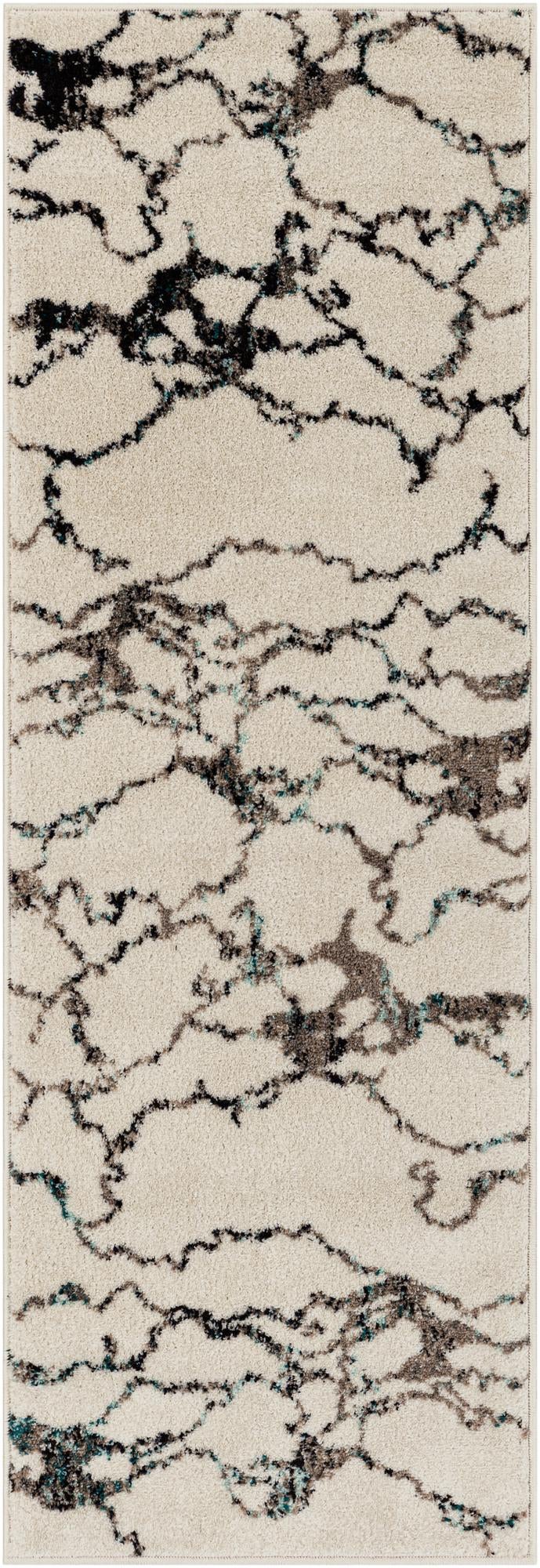 Penrose Hannah Ivory & Black Area Rug: Original supplier detail or alternative rug shot