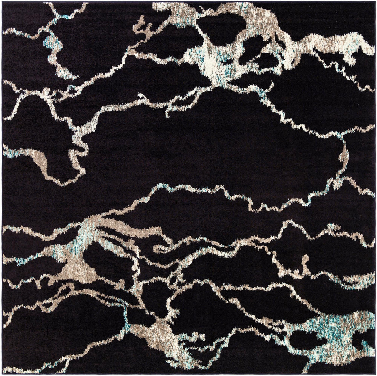 Penrose Hannah Navy Blue & Beige Area Rug | Manufacturer additional original detail or rug view