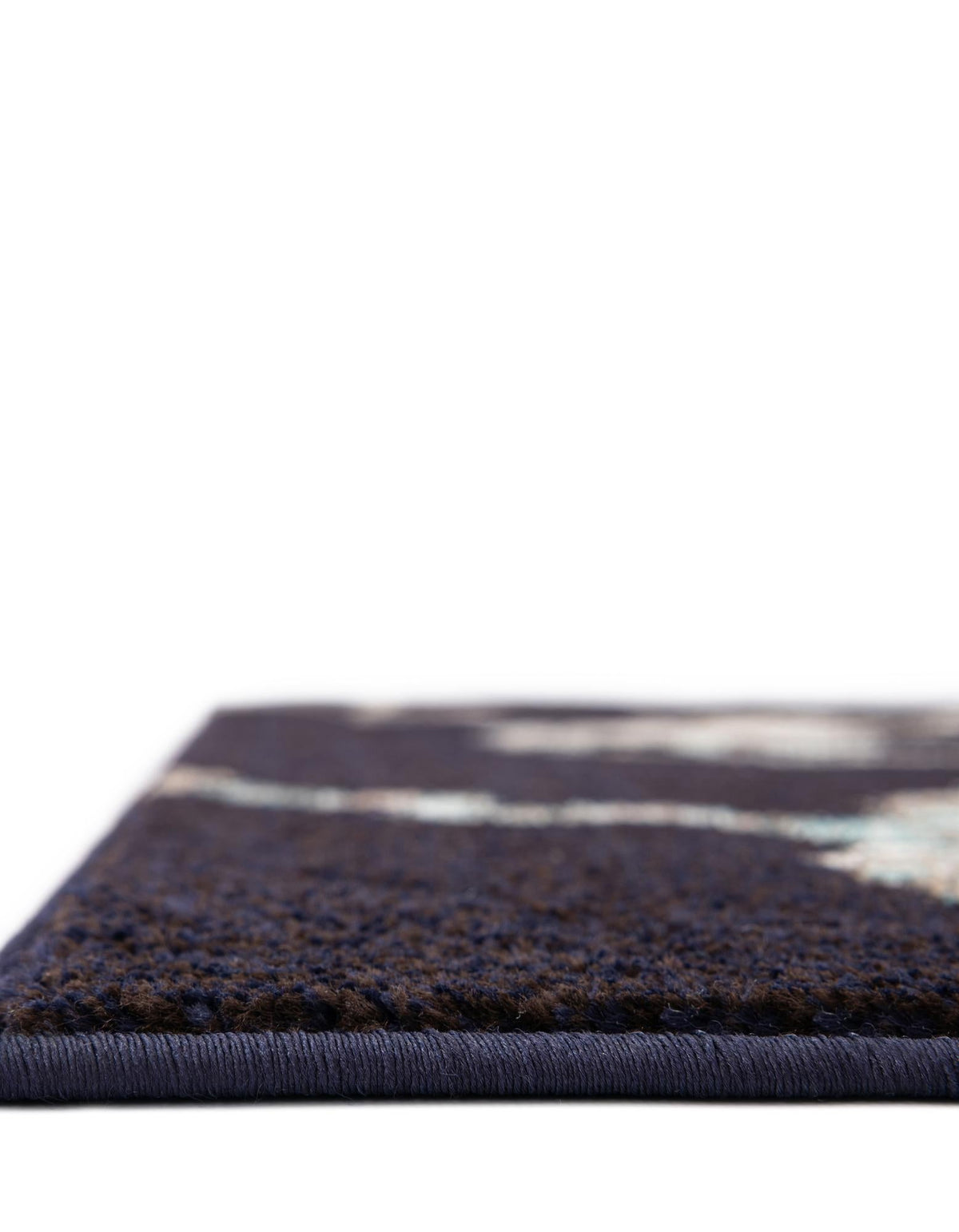 Penrose Hannah Navy Blue & Beige Area Rug | Manufacturer additional original detail or rug view