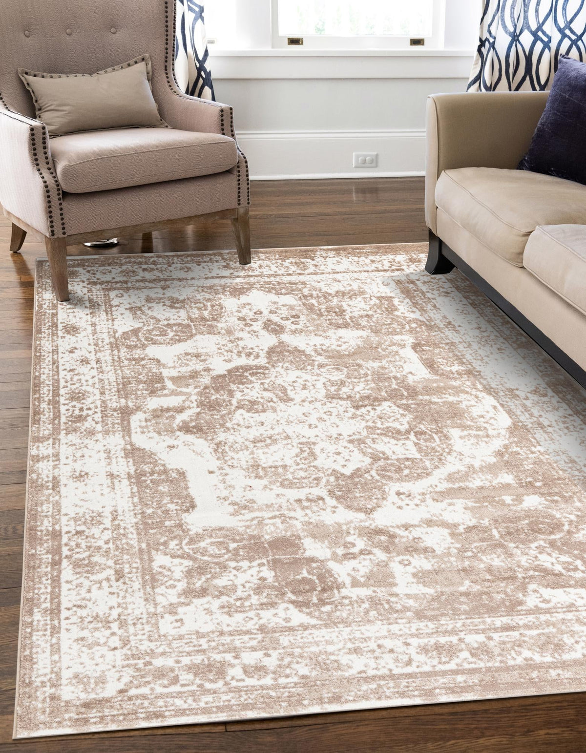 Sofia Salle Garnier Ivory and Beige | Matching Rectangle lifestyle