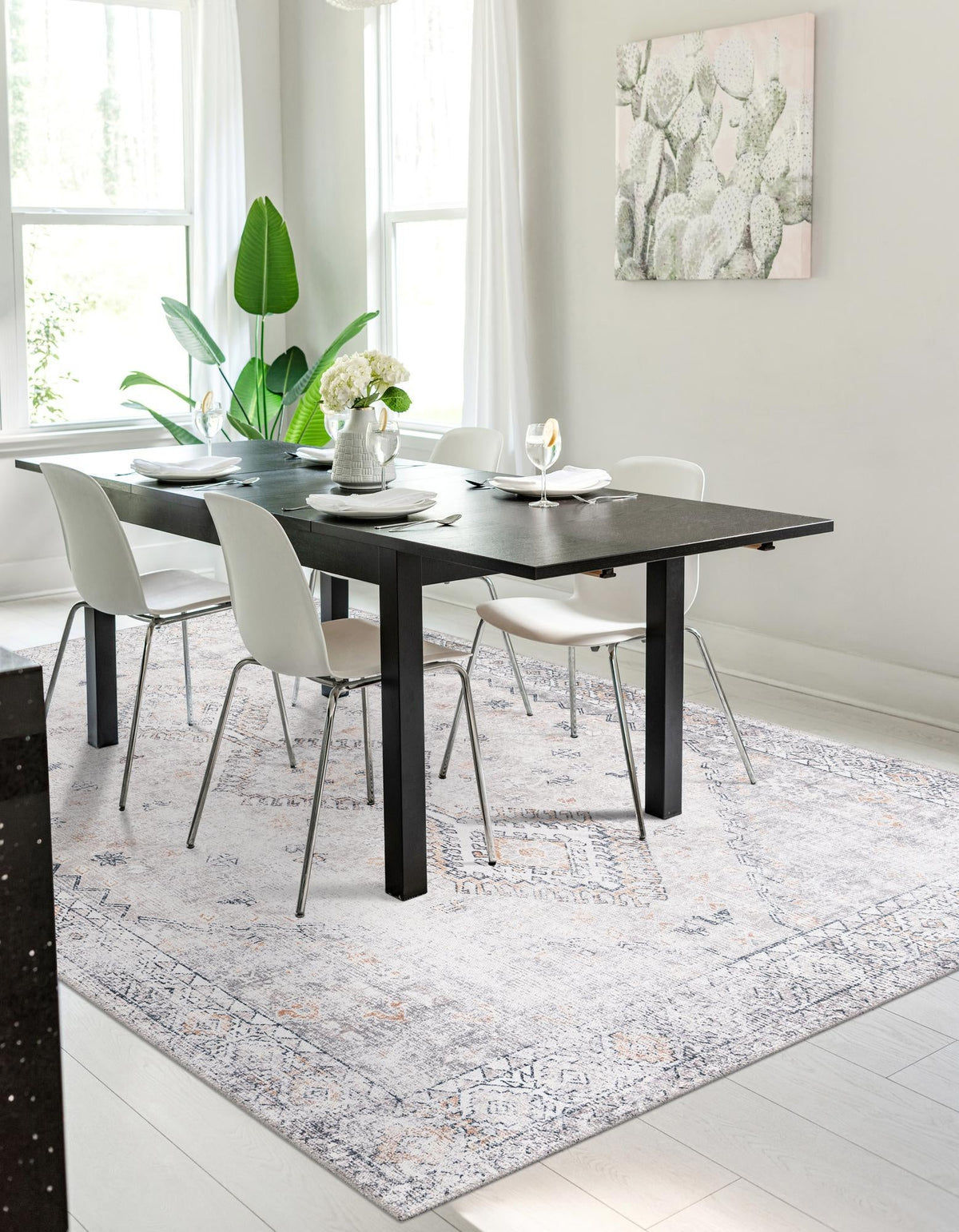Yara Akash Ivory and Beige & Black Area Rug | Unique Loom high-resolution supplier additional photo 3211721_image_1011.jpg