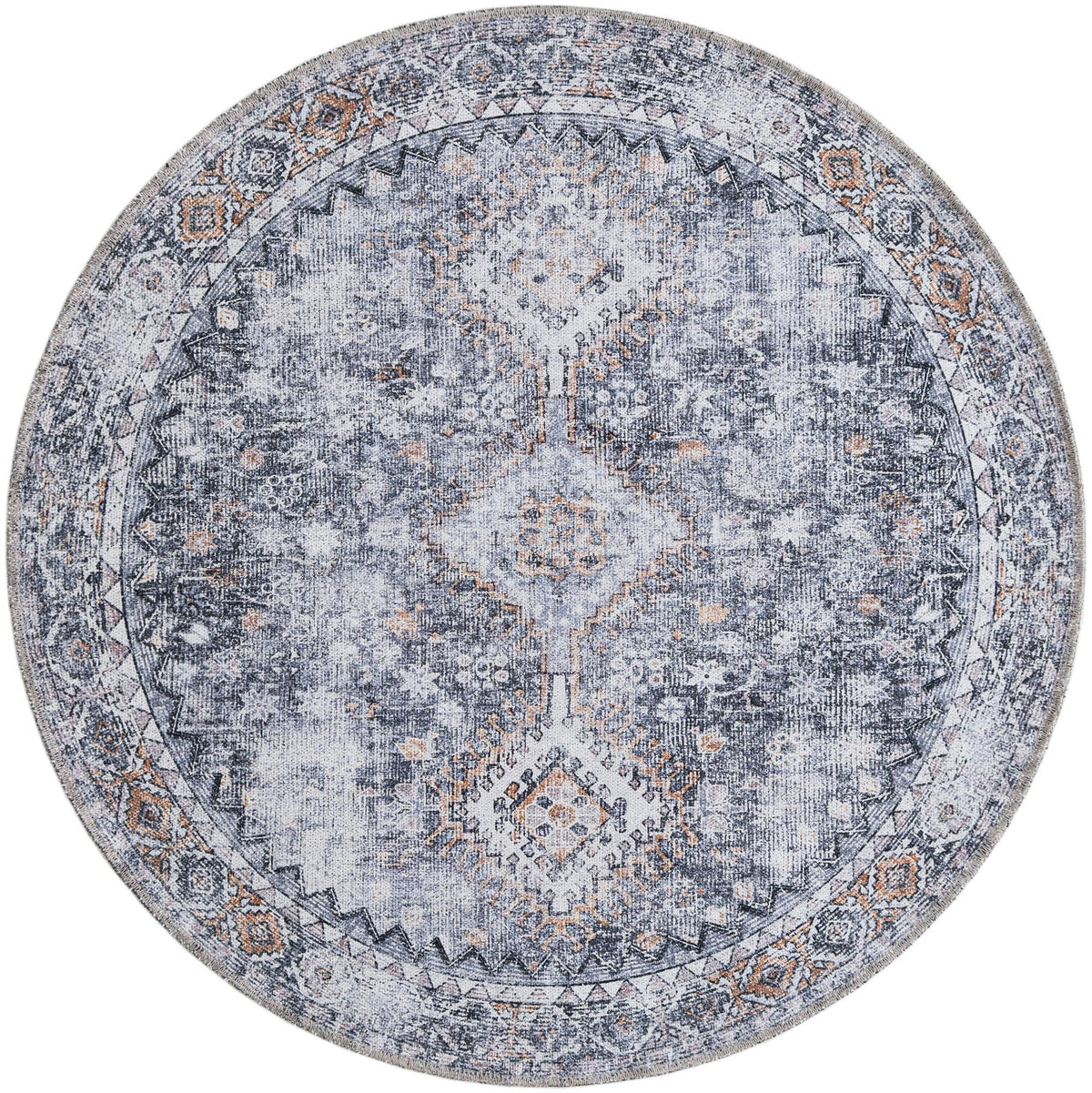Yara Akash Antique Gray/Black | Supplier rug image / alternate view