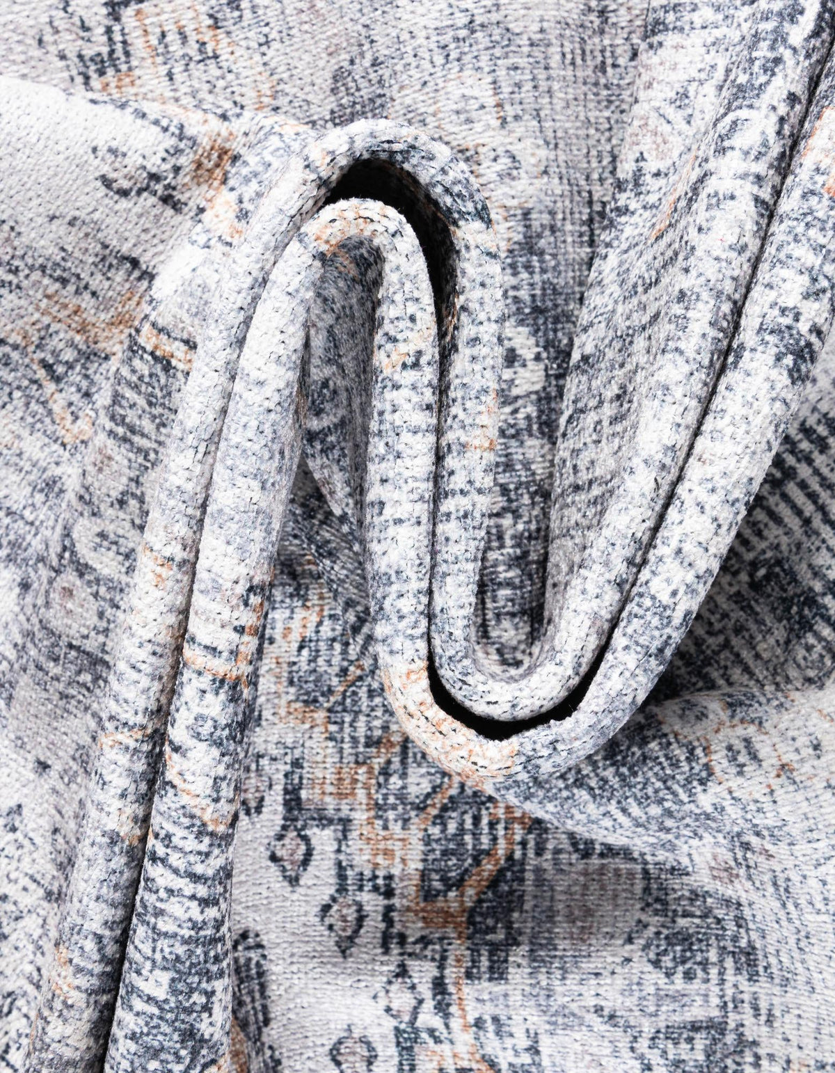 Yara Akash Antique Gray/Black | Supplier rug image / alternate view