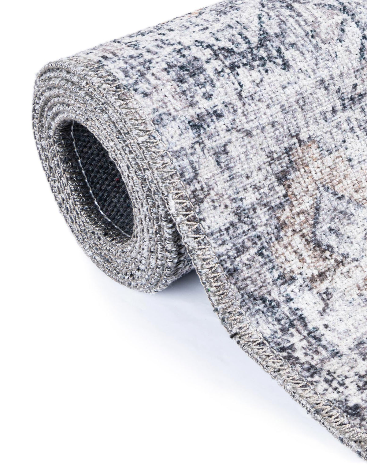 Yara Akash Antique Gray/Black | Supplier rug image / alternate view