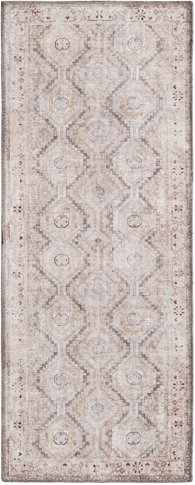 Yara Karan Ivory and Beige/Brown | Supplier rug image / alternate view