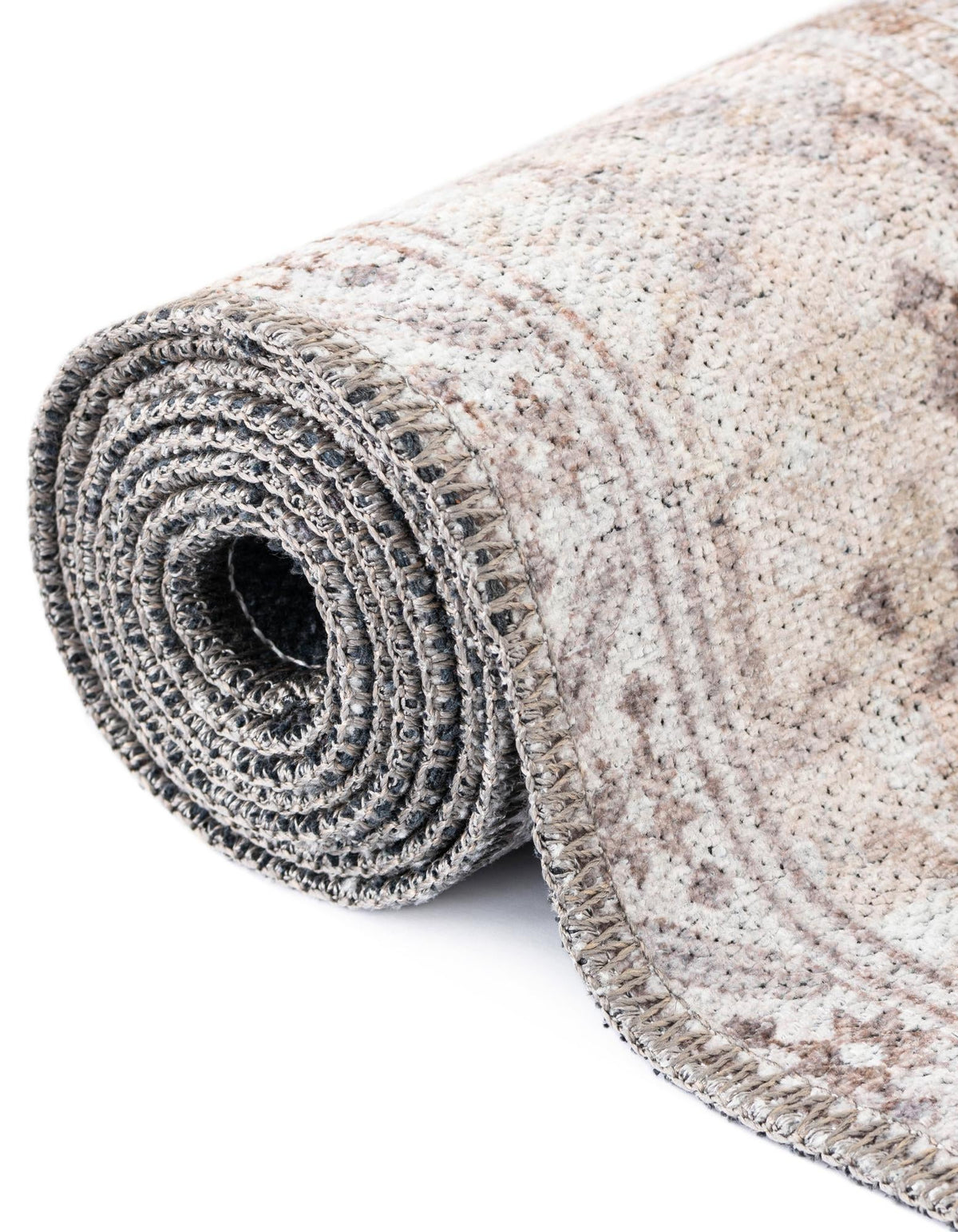 Yara Karan Ivory and Beige/Brown | Supplier rug image / alternate view