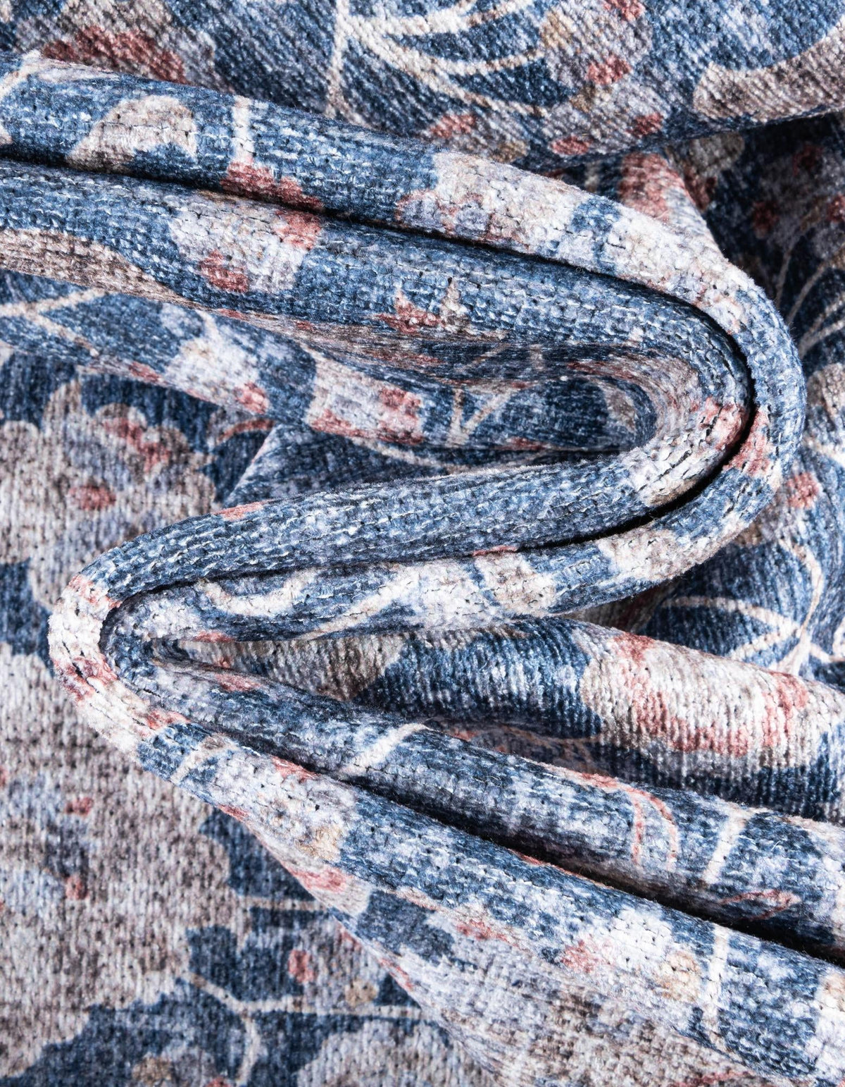 Yara Samarth Royal Navy Blue & Gray Area Rug | Unique Loom high-resolution supplier additional photo 3211773_image_1033.jpg